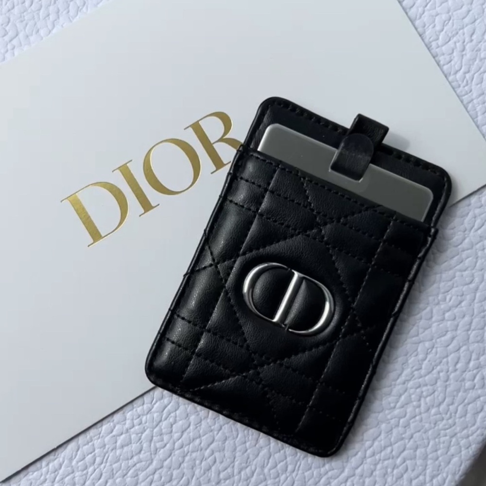 Dior quilted case and mirror new with Dior gift bag